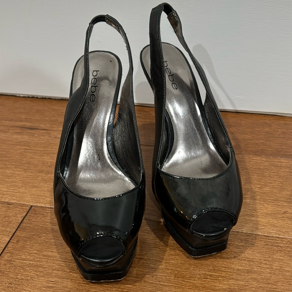 Black Bebe heels